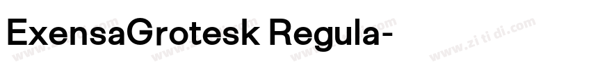 ExensaGrotesk Regula字体转换 ExensaGrotesk Regula字体转换